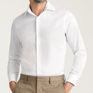 *SOLD* Bonobos Jetsetter Stretch Dress Shirt (White Tailored 33/15.5)